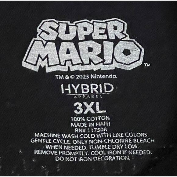 Super Mario and Luigi High Five Tee 3XL | Black Nintendo T-Shirt Retro Gaming - Picture 3 of 9